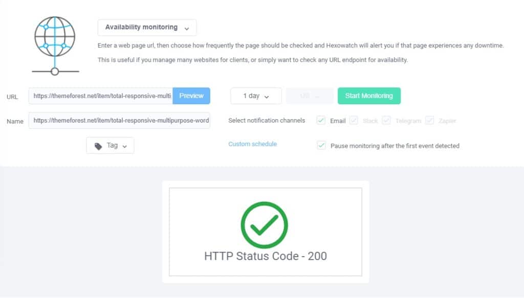 availability monitoring