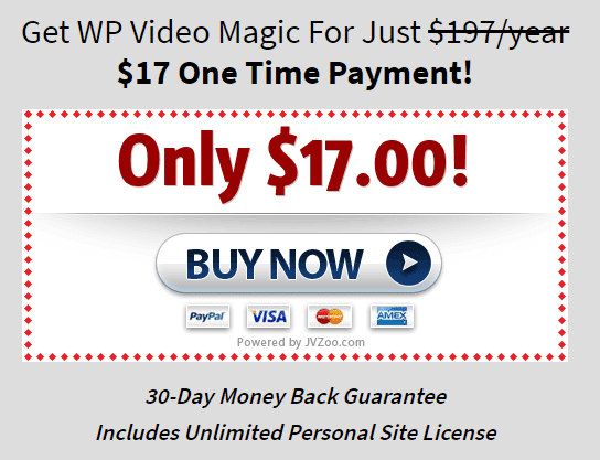 wp video magic pricing