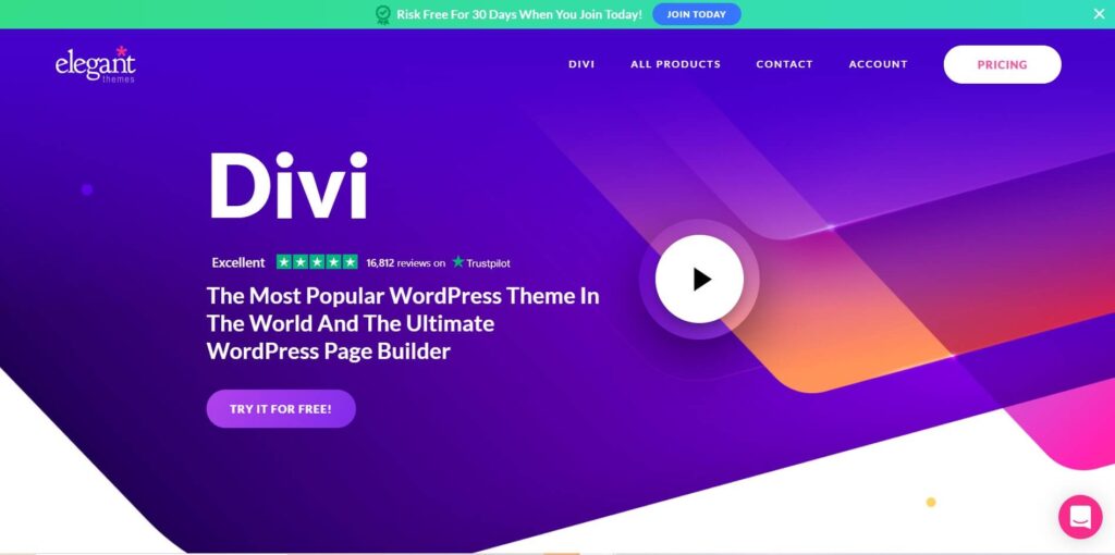 Divi Drag and Drop Page Builder