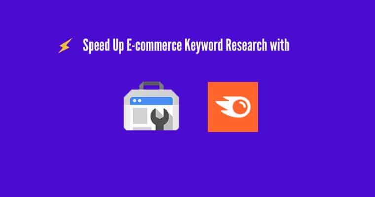 speed up ecommerce keyword research with gsc