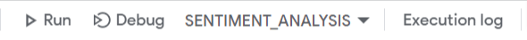 sentiment analysis function